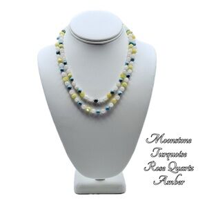 Elegant Handcrafted Knotted Gemstone Necklaces